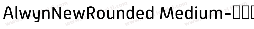 AlwynNewRounded Medium字体转换